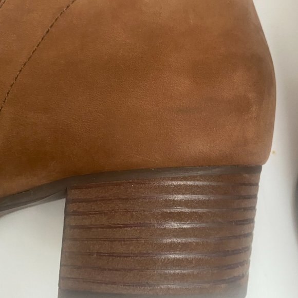 PAUL GREEN Brown Leather Ankle Boots US 12 - Picture 5 of 9